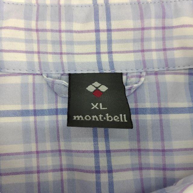 mont bell(モンベル)のmont-bell　モンベル　チェック半袖シャツ レディースのトップス(シャツ/ブラウス(半袖/袖なし))の商品写真