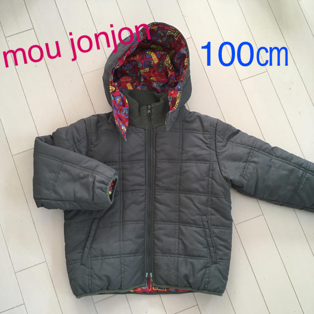 mou jon jon(ムージョンジョン)のmou jonjon＊中綿ブルゾン＊100㎝ キッズ/ベビー/マタニティのキッズ服男の子用(90cm~)(ジャケット/上着)の商品写真