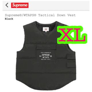 シュプリーム(Supreme)のsupreme wtaps tactical down vest black (ダウンベスト)