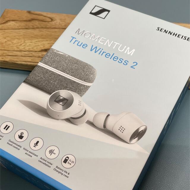 SENNHEISER(ゼンハイザー)の保証内美品SENNHEISER MOMENTUM True Wireless2 スマホ/家電/カメラのオーディオ機器(ヘッドフォン/イヤフォン)の商品写真