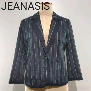 ジーナシス(JEANASIS)のJEANASIS ジーナシス　ストライプテーラードジャケット(テーラードジャケット)