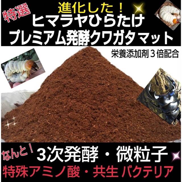 送料無料☆800mlボトル入り6本セット！進化した！プレミアム発酵クワガタマット