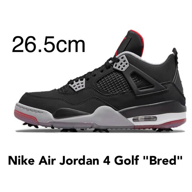 シューズNIKE AIR JORDAN 4 G” Bred”  26.5cm