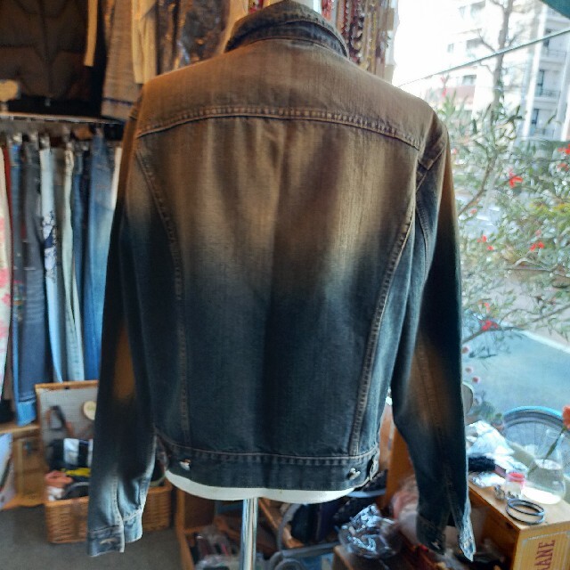 ARMANI JEANS(アルマーニジーンズ)のARMANI JEANS デニムジャケット　52　美品 メンズのジャケット/アウター(Gジャン/デニムジャケット)の商品写真