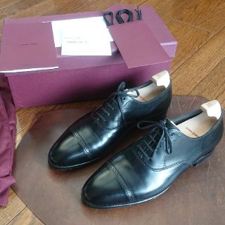 ジョンロブ(JOHN LOBB)のフィリップ2 PhilipII　UK6.5Eオックスフォードカーフ ブラック(ドレス/ビジネス)