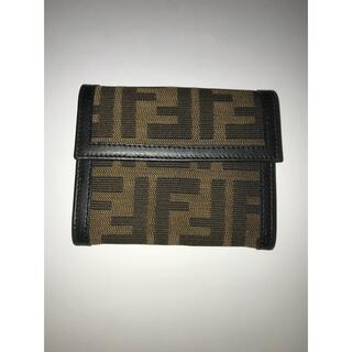 フェンディ(FENDI)のFENDI フェンディ　カードケース　美品　ズッカ(名刺入れ/定期入れ)