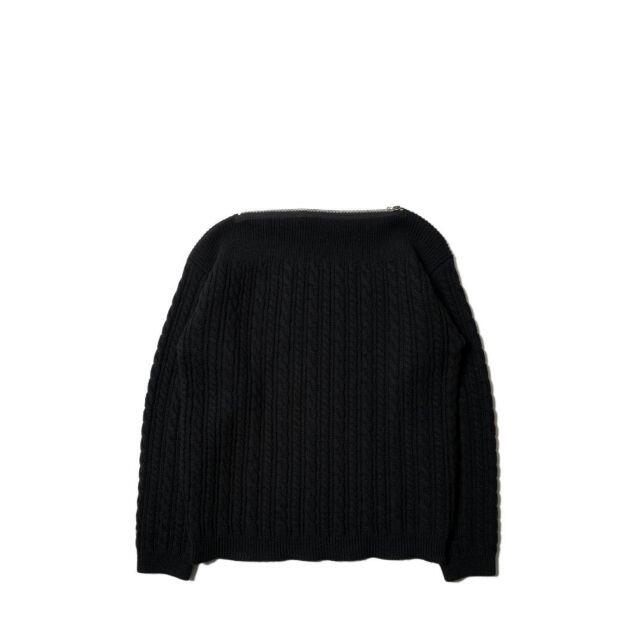 RAF SIMONS - RAF SIMONS / ネックジッパーケーブルニット RAF SIMONS - RAF SIMONS / ネックジッパーケーブルニット