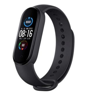 スマートウォッチ バンド Xiaomi Mi Smart Band5【美品】(腕時計(デジタル))