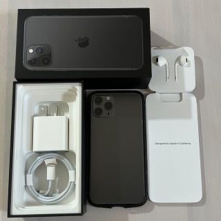 アップル(Apple)のiPhone 11 Pro 256GB スペースグレイ 付属品・おまけ有(スマートフォン本体)