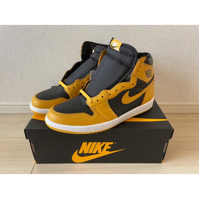 スニーカーNIKE AIR JORDAN1 HIGH OG POLLEN パラン 28.5