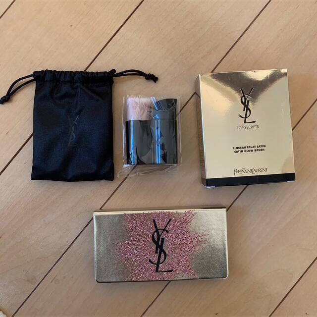 Yves Saint Laurent Beaute(イヴサンローランボーテ)のイヴ・サンローラン　ブラシ+パレット コスメ/美容のキット/セット(コフレ/メイクアップセット)の商品写真