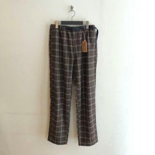 グラミチ(GRAMICCI)の新品  GRAMICCI WOOL BLEND PANTS グラミチ チェック柄(その他)