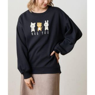 新品✨タグ付き♪定価5,380円　裏起毛で冬でも暖かく着ることができます♪(トレーナー/スウェット)