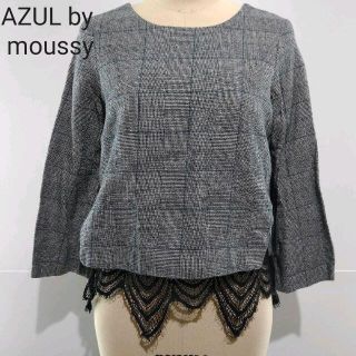 アズールバイマウジー(AZUL by moussy)のAZUL by moussy アズールバイマウジー　サイドスリットカットソー(カットソー(長袖/七分))