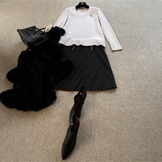 ジルサンダー(Jil Sander)のジルサンダーの上質でとてもお洒落なカシミヤニット(ニット/セーター)