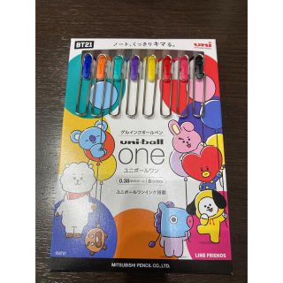 ビッグバン(BIGBANG)のユニボールワン　bts bt21  ボールペン8本セット(アイドルグッズ)