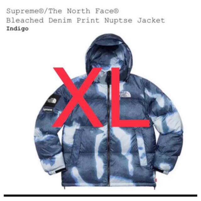 Supremethe North Face Bleached Nuptse XL