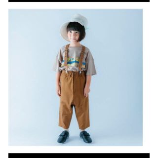 コドモビームス(こどもビームス)の美品⭐︎nunuforme新型バギーパンツブラウン105センチ(パンツ/スパッツ)