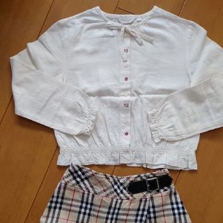 バーバリー(BURBERRY)のBURBERRY 130 シャツ トップス ブラウス(Tシャツ/カットソー)