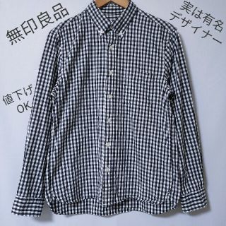 ムジルシリョウヒン(MUJI (無印良品))の【無印良品】長袖　チェック　シャツ(シャツ)