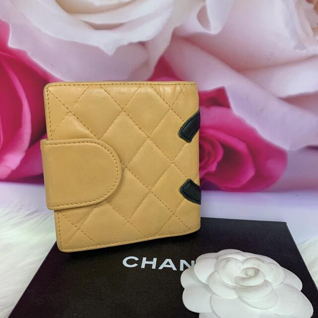 CHANEL(シャネル)のCHANEL カンボンライン 二つ折り 財布 レディースのファッション小物(財布)の商品写真