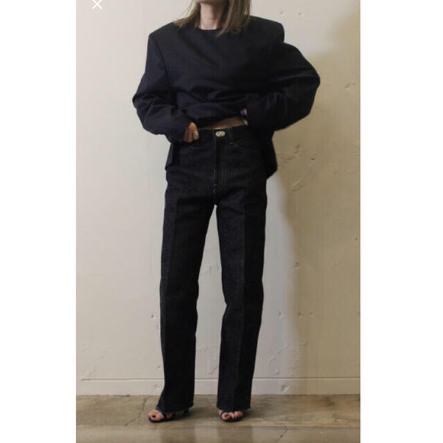 FUMIKAUCHIDA BONDING WIDE STRAIGHT PANTS