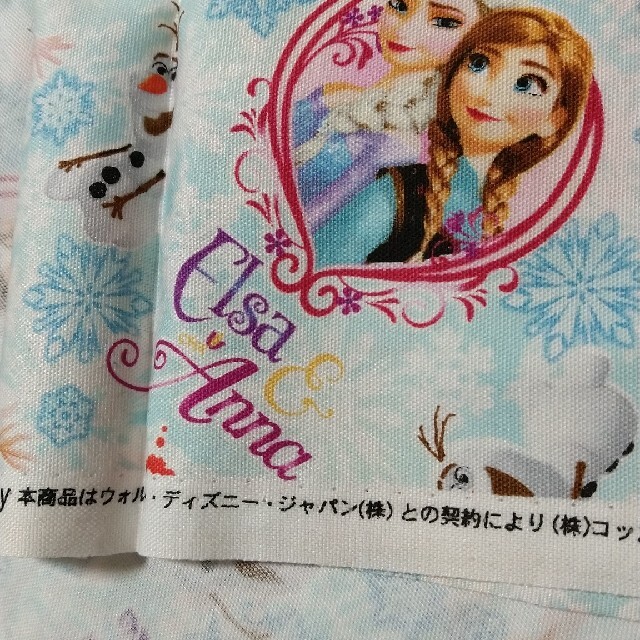 アナと雪の女王(アナトユキノジョオウ)のアナと雪の女王　生地 ハンドメイドの素材/材料(生地/糸)の商品写真