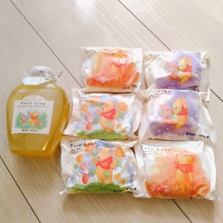 クマノプーサン(くまのプーさん)の最終値下げ【未使用】プーさんの石けん&ハンドソープのセット(ボディソープ/石鹸)