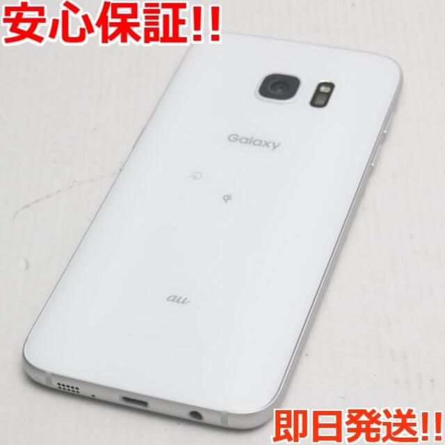 Galaxy(ギャラクシー)の新品同様 au SCV33 Galaxy S7 edge ホワイト  スマホ/家電/カメラのスマートフォン/携帯電話(スマートフォン本体)の商品写真