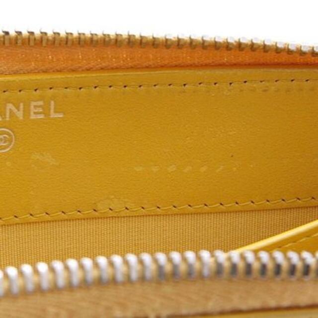 CHANEL(シャネル)の良品 シャネル CHANEL 長財布 カメリア ラウンド イエロー A84029 レディースのファッション小物(財布)の商品写真