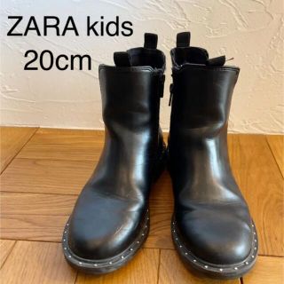 ザラ(ZARA)のザラ　キッズ　サイドゴアブーツ　h&m ユニクロ　gu マーキーズ(ブーツ)