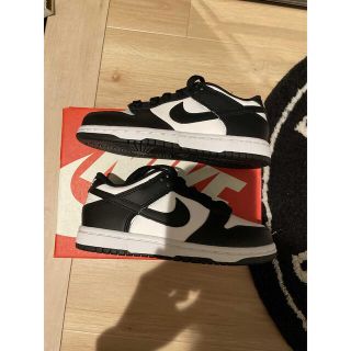 ナイキ(NIKE)のNIKE DUNK LOW PANDA キッズ　17センチ　新品未使用(スニーカー)