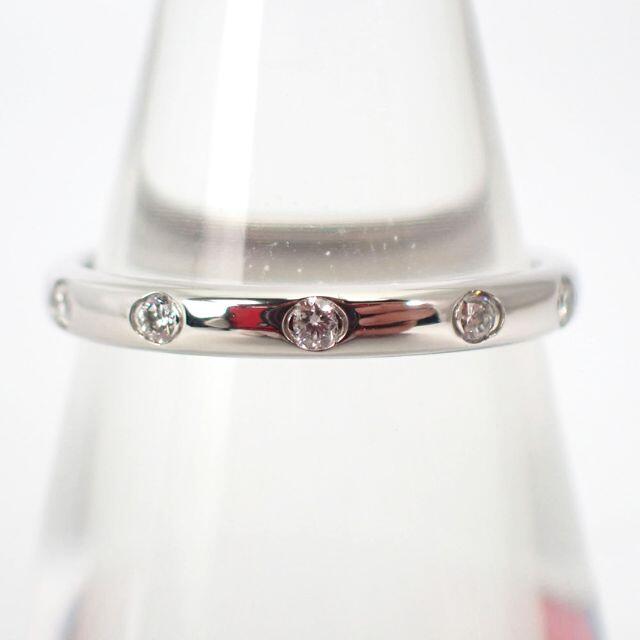 ✪Star Jewelry✪ Pt950 ダイヤモンド ソリテア リング 6号