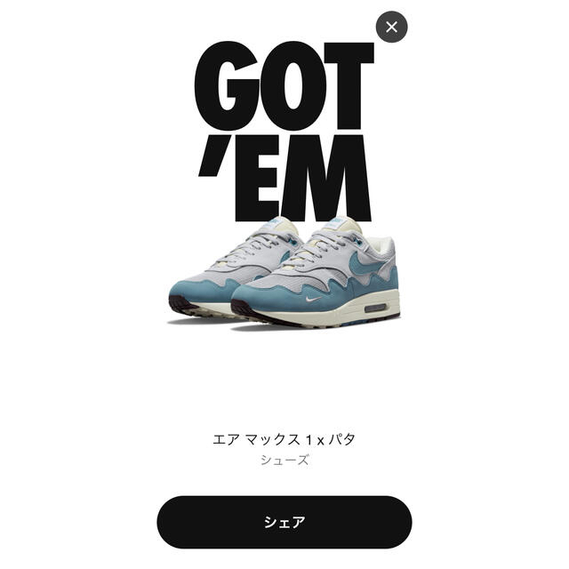 NIKE エアマックス×パタ