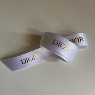 ディオール(Dior)の【DIOR】リボン(ホワイト×ゴールド)(その他)