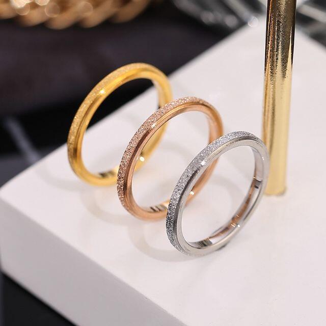 きすけ様 シルバー ピンク 11号パールリング2mm レディースのアクセサリー(リング(指輪))の商品写真