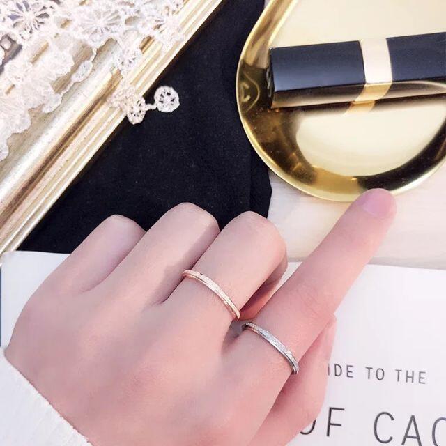 きすけ様 シルバー ピンク 11号パールリング2mm レディースのアクセサリー(リング(指輪))の商品写真