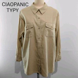 チャオパニックティピー(CIAOPANIC TYPY)のCIAOPANIC TYPY　チャオパニックティピー　コットンリネンシャツ(シャツ/ブラウス(長袖/七分))