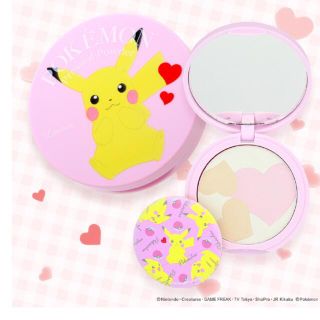 ポケモン(ポケモン)の【新品未使用】ポケモンプレストパウダー フェイスパウダー ピカチュウ(フェイスパウダー)