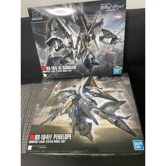 2点セット HGUCΞガンダム クスィーガンダム  HGUCペーネロペー