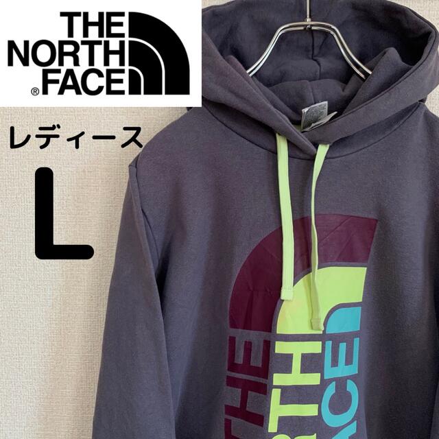 The North Face ノースフェイス　ビッグロゴ　フードパーカー　美品