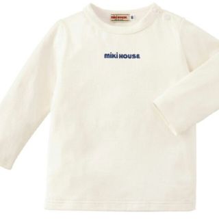 ミキハウス(mikihouse)のミキハウス Tシャツ 長袖 ホワイト 120 男女(Tシャツ/カットソー)