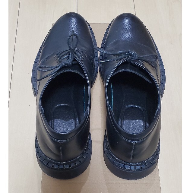 韓国 革靴 厚底 メンズの靴/シューズ(ドレス/ビジネス)の商品写真