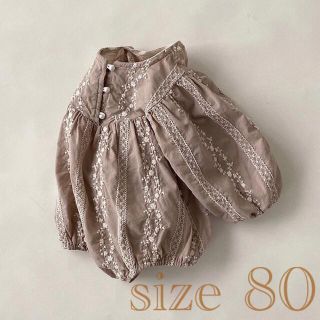 気まぐれSALE♡ 花柄 レース ロンパース 女の子 ベビー キッズ 春 子供服(ロンパース)