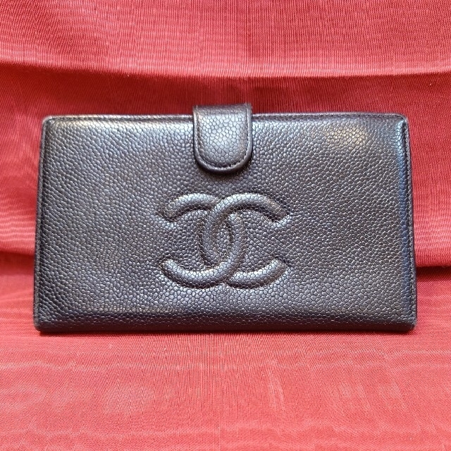 CHANEL(シャネル)のCHANEL☆キャビアスキン長財布 レディースのファッション小物(財布)の商品写真