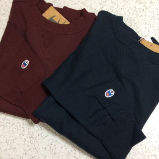 チャンピオン(Champion)のワインL&紺L 入荷‼️女子にも大人気‼️ チャンピオン無地トレーナー(スウェット)