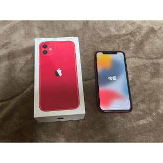 アイフォーン(iPhone)のiPhone 11 256GB レッド SIMフリー(スマートフォン本体)