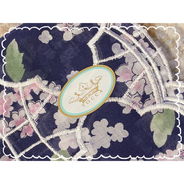 TOCCA(トッカ)の《新品未使用》TOCCA トッカ ハンカチ 刺繍 花柄 綿100%  日本製 レディースのファッション小物(ハンカチ)の商品写真