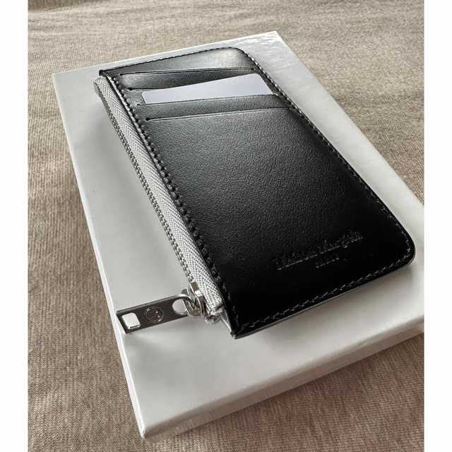 margiela マルジェラ 財布 シワ加工 wallet silver