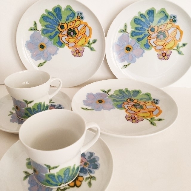 Noritake - オールドノリタケ ヤンガーイメージ カップ&ソーサ2客 お皿